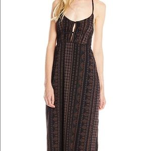 Tie Strappy Maxi Dress
